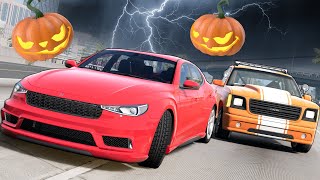 HALLOWEEN Car Hunt Where We Become Hunters in BeamNG Drive Mods!