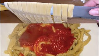 طريقة عمل المكرونة الطازجة فى البيت  / Italian Tagliatelle