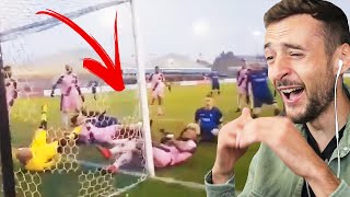 JE RÉAGIS AUX VIDÉOS LES PLUS DRÔLES DU FOOTBALL AMATEUR #6