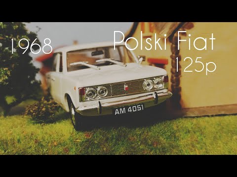 Polski Fiat 125p 1968r. • Kultowe auta PRL-u • 1:43