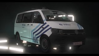 Volkswagen Transporter T6 2016 - Police Belgium - Autographe