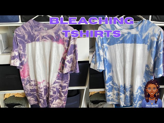 T*S様 doublet RECYCLE COTTON BLEACHED PUL Bleaching Gildan Poly/Cotton Blend Shirts #diy #tshirts - YouTube