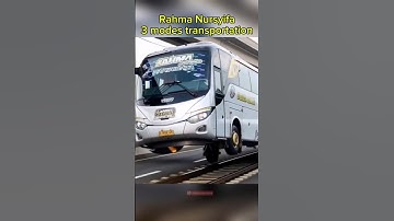 Rahma Nursyifa 3 Modes Transportation #bus #train #airplane #ai #aivideo #busmania #shorts #short