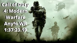 CoD 4 Any% World Record 1:37:23.19