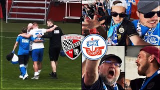 Eine etwas längere AUSWÄRTSFAHRT mit SCHLAFMANGEL! Ingolstadt - Hansa Rostock Stadion Vlog