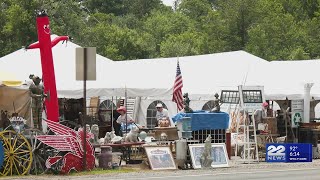 Vendors, shoppers from across the country take part in Brimfield Antique Show