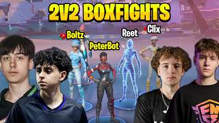 PeterBot Boltz VS Clix Reet 2v2 Boxfights