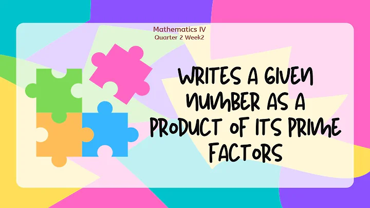 WRITES A GIVEN NUMBER AS A PRODUCT OF ITS PRIME FACTORS