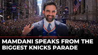 Mamdani LIVE: NYC Mayor Hosts Ticker-Tape Parade for 2026 NBA Champions New York Knicks