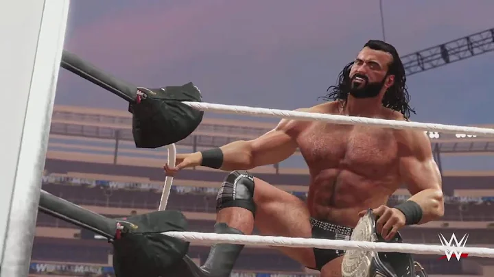 WWE 2K23- Gunther vs Drew McIntyre vs Sheamus: Intercontinental Championship: Wrestlemania 39