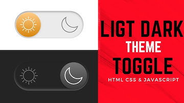 Build a Dark Mode Toggle Using HTML and CSS | Easy Tutorial