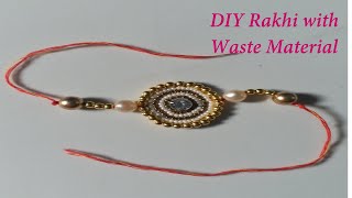 How to make Rakhi at home with waste material | Rakhi Design 2020 | Handmade Rakhi at Home |