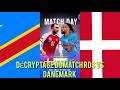 COUPE DU MONDE 2026 DANEMARK VS RDC DECRYPTAGE ET SUITE POUR LE MATCH RDC VS CHILI 