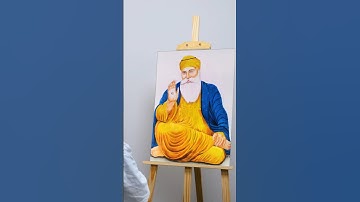 Shri Guru Nanak Dev Ji Drawing ✨🌸 l rahuldhoot 👨🏻‍🎨 l #art #wahguru #sketch #draw #dhangurunanak