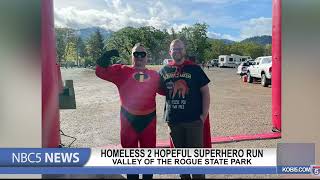 Homeless2Hopeful Superhero Run at Valley of the Rogue State Park