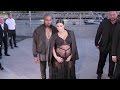 Most Outrageous Pregnancy Look EVER !!! Kim Kardashian at the GIVENCHY Fashion show in New York City