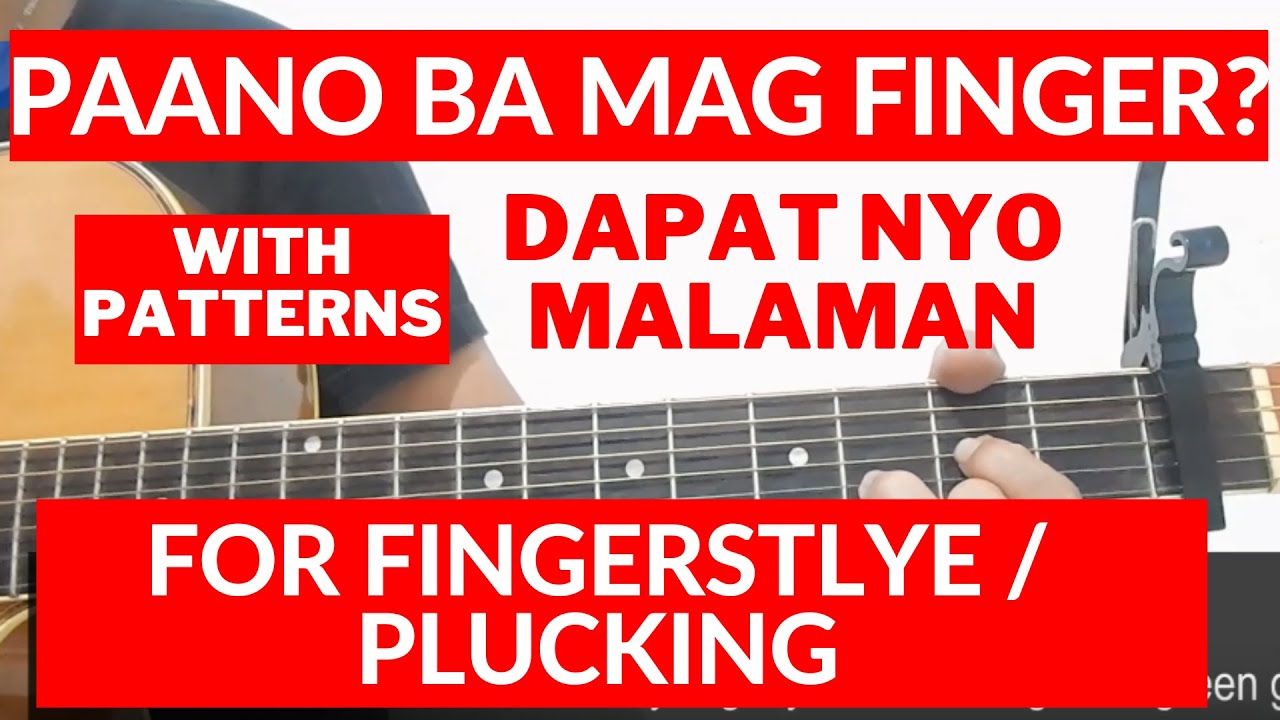 Basics of Fingerstyle / Fingerpicking / Plucking for Beginners Super