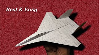 Membuat Pesawat Jet Kertas F-15 Terbang Sempurna
