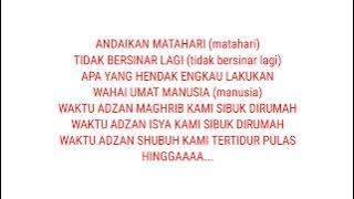 PUNK STREET INDONESIA (LIRIK FULL VIDEO)