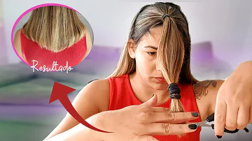 Como cortar cabelo curto em U sozinha?