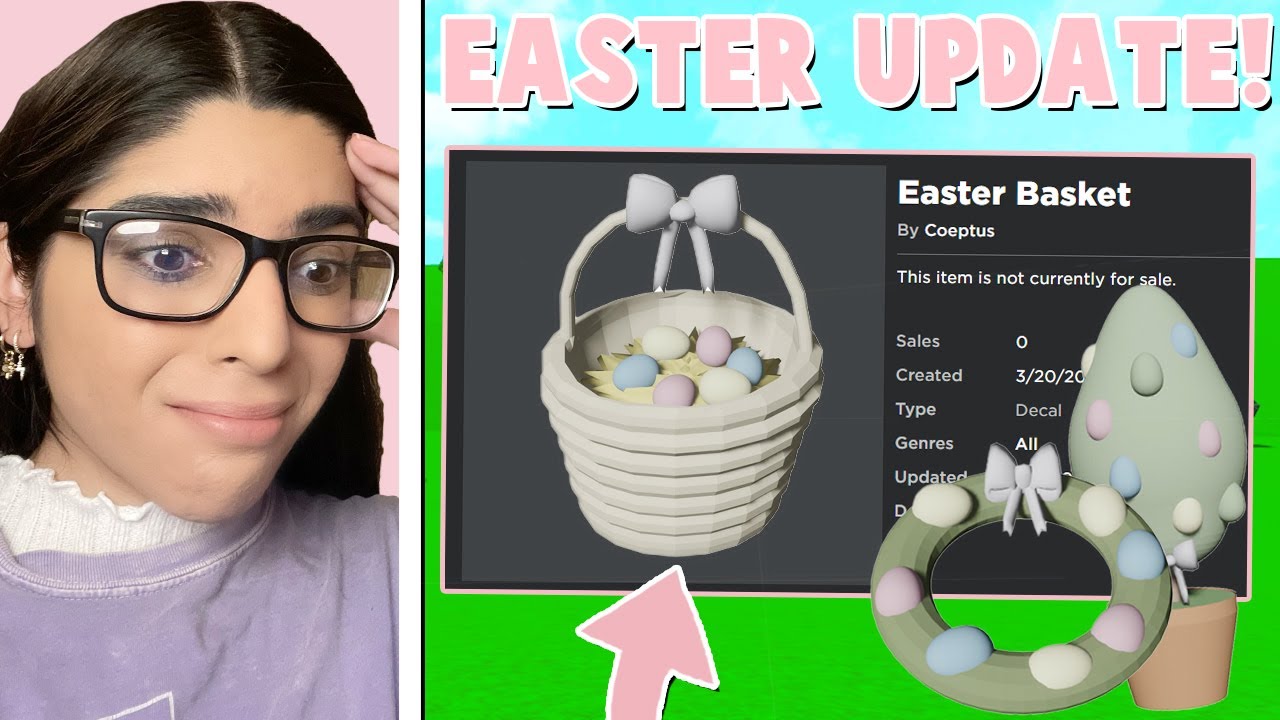 New Easter Update In Bloxburg Ideas Roblox Youtube - the basket roblox twitter