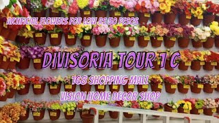 Divisoria Tour 1 C - 168 Shopping Mall (Artificial Flowers, Vases, Treeplants) / Rosdev