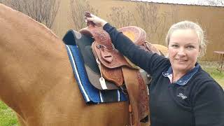 Saddle fitting session  finding the perfect saddle for a low withered, short backed horse