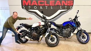 2024 Yamaha MTO7 vs. XSR700: Details Compared!  Which One Is Best For You?