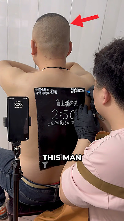 The Tattoo Artist Realized He Drew The Wrong Tattoo! 😂
