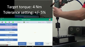 ZIPPTORK Clutch type torque tools with process monitoring and data collection (Android)