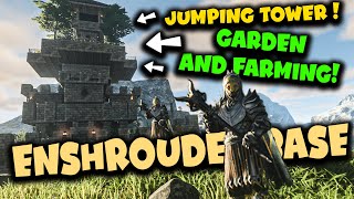 Castle with Jumping Tower | Farming Area Above | Enshrouded