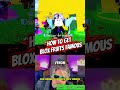 He Accidentally Became Blox Fruits Famous #roblox #bloxfruits #shorts