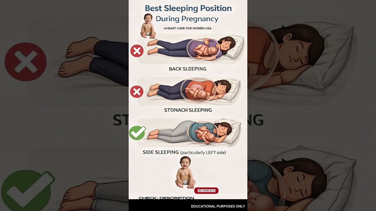 Pregnancy sleep guide | Safe & unsafe sleeping position ✅