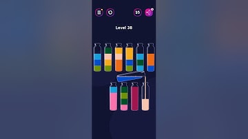 Get Color Bottle Game level 38 #shorts