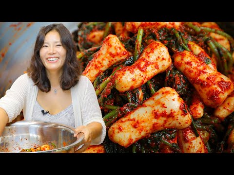 Chonggak Kimchi AKA Ponytail Kimchi Recipe
