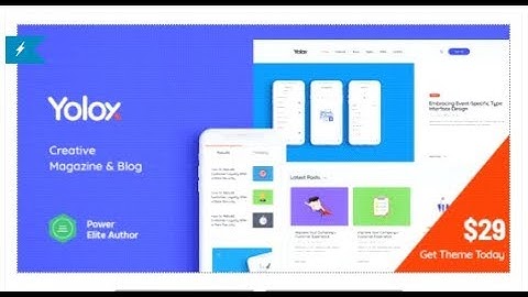 Yolox | Modern WordPress Blog Theme for Business & Startup | Themeforest Templates