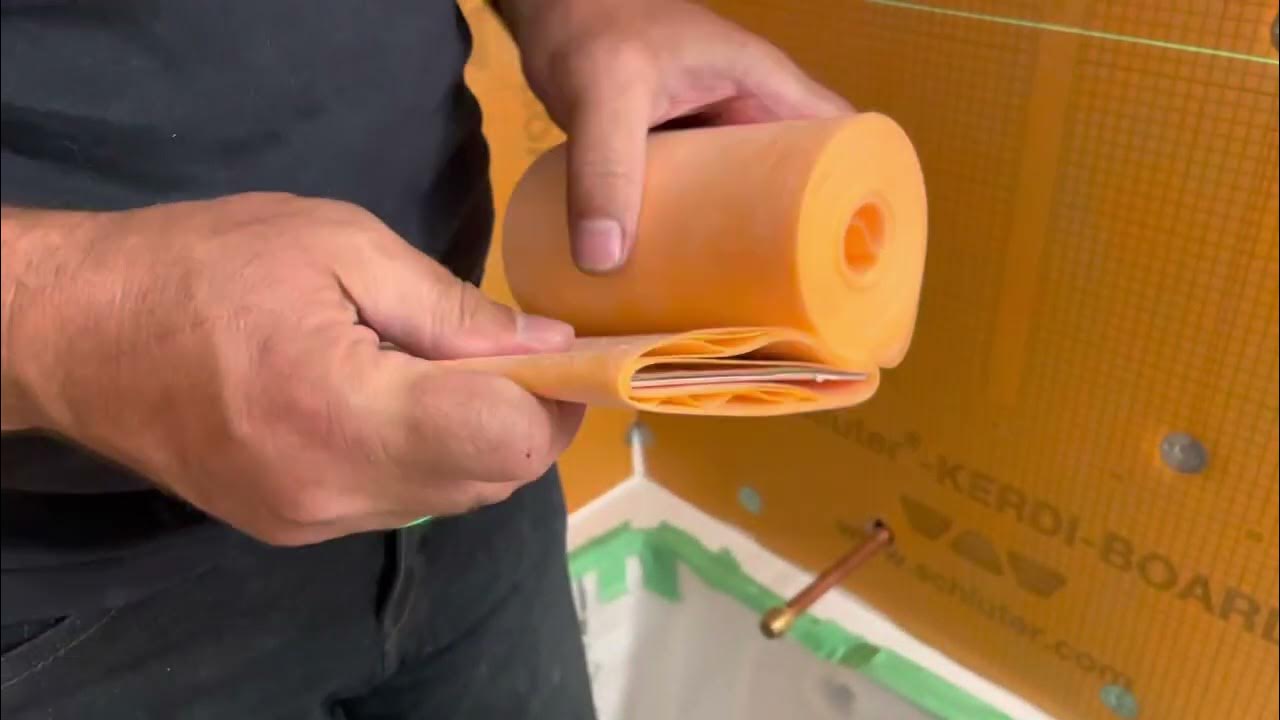 Schluter KerdiBoard Band Protip YouTube