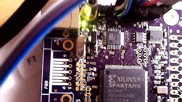 First test fpga running on my board