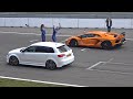 Audi RS3 Sportback 8P (455HP) vs Lamborghini Aventador SVJ (770HP)