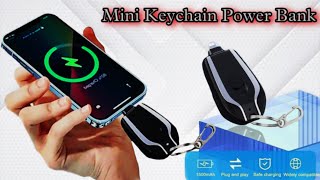 Mini Keychain Emergency Power Bank । Portable Keychain Powerbank । powerbank  gadgets amazon