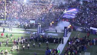 Ravens player introductions - Ray Lewis' last dance