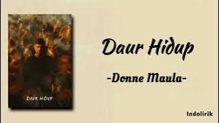 Daur Hidup - Donne Maula | Lirik Lagu