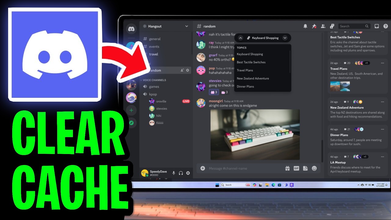 How To Clear Discord Cache (UPDATED METHOD 2026) - YouTube