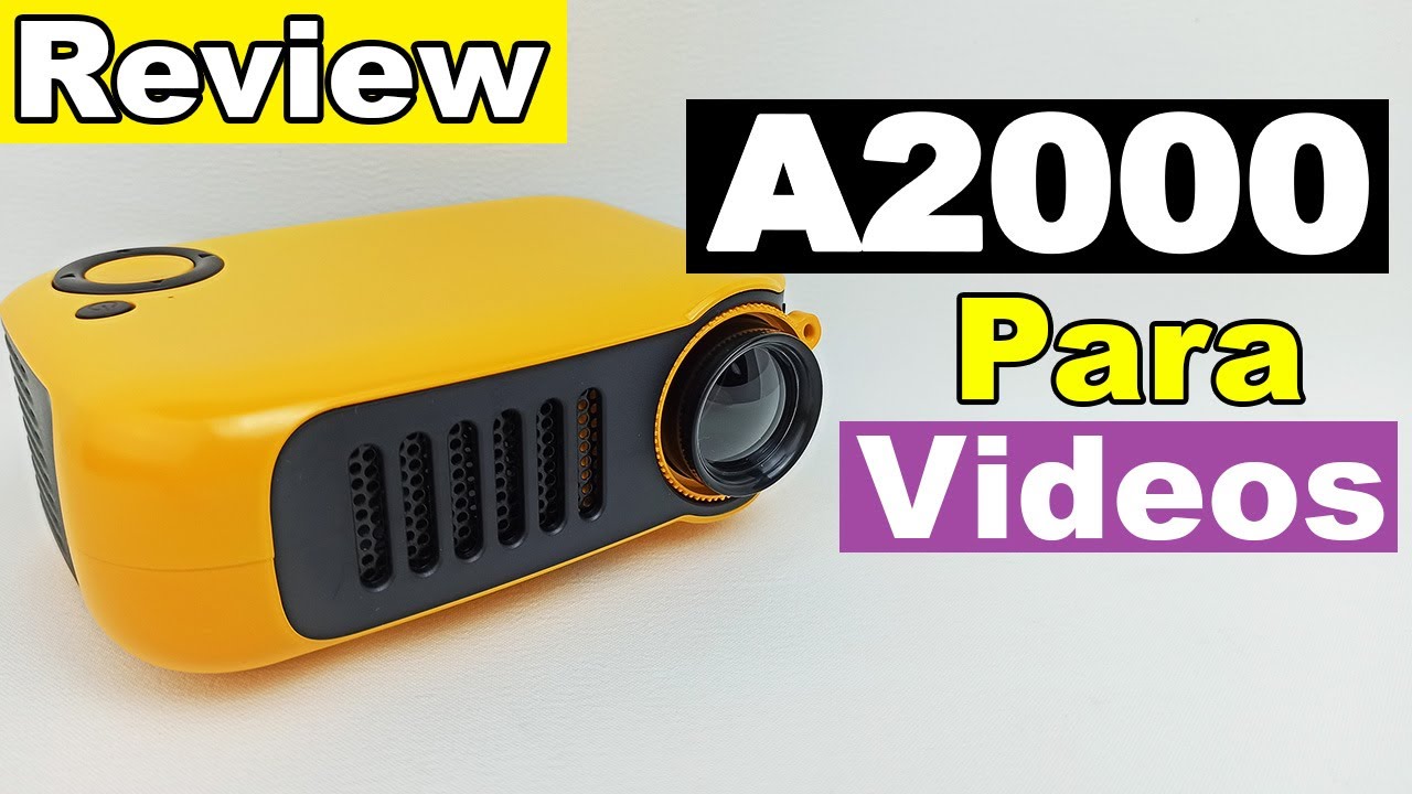 Mini PROYECTOR para PELÍCULAS y Videos TRANSJEE A2000 - Venta Mini