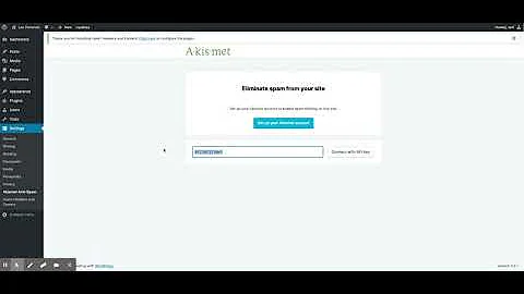WordPress 05 Akismet Anti Spam API