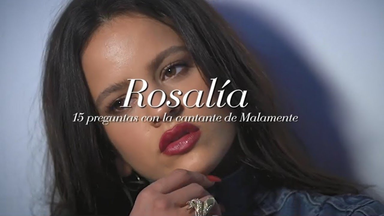 15 preguntas con Rosalía (en revista 