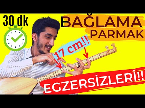 BAĞLAMA PARMAK EGZERSİZLERİ | Kısa Sap Saz Parmak Hızlandırma Parmak Açma Egzersizleri