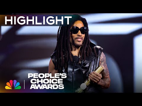 Lenny Kravitz Accepts the Music Icon Award | People's Choice Awards 2024 | NBC