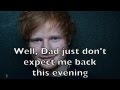 Ed Sheeran - Runaway Karaoke Cover Backing Track + Lyrics Acoustic Instrumental