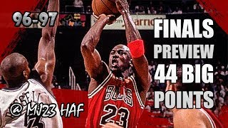 Michael Jordan Highlights vs Jazz (1996.11.23) - 44pts, CARRYING THE TEAM!
